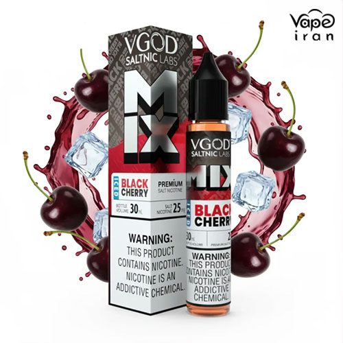 جویس سالت ویگاد آلبالو و یخ Vgod Iced Black Cherry