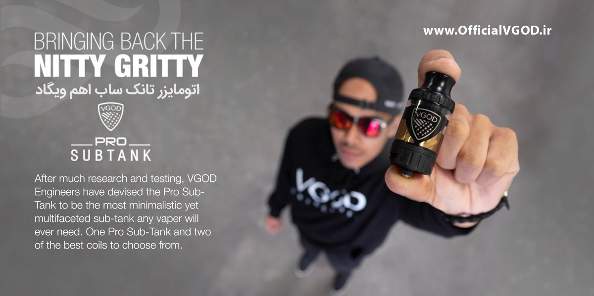 اتومایزر VGOD Pro SubTank vgod pro subohm tank banner