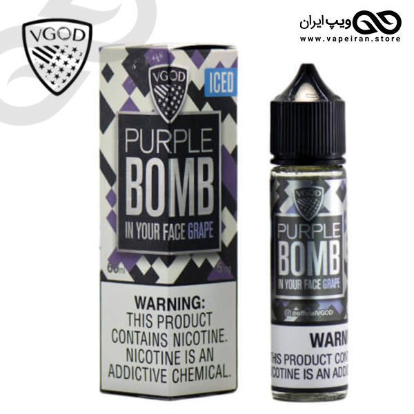 vgod purplebomb ice eliquid 60ml