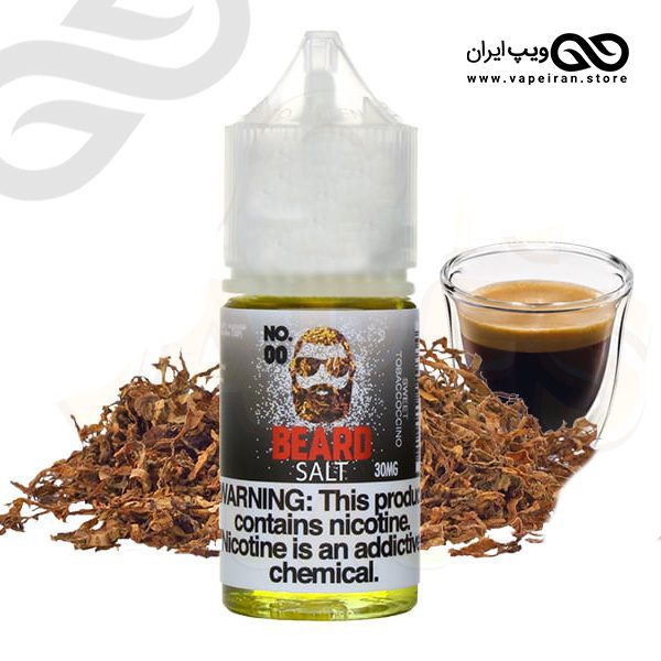 beard-sweet-tobacco-salt-ejuice جویس سالت توباکو و قهوه Beard Vape Sweet Tobacco - Image 1