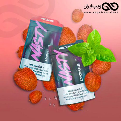 Nasty-Lychee-Eliquid2 ایحوس نستی توت فرنگی