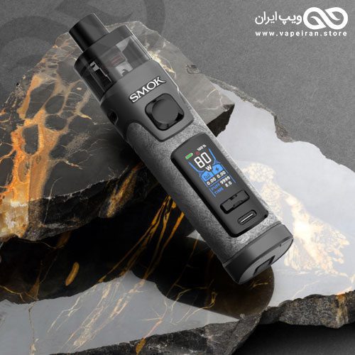 Smok-RPM5-Pro-Grey-Leather1 ویپ اسموک آر پی ام 5 پرو Smok RPM5 Pro