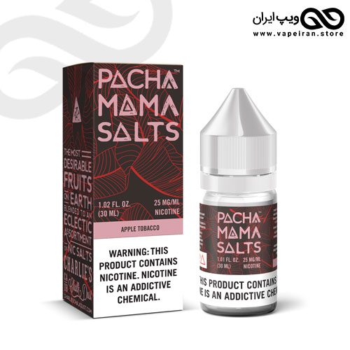 Pachamama-Strawberry-Apple-Tobacco-Saltnic خرید ایجوس سالت نیکوتین و کم نیکوتین چارلیز چاک داست و پاچاماما