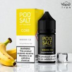 ایجوس سالت موز و یخ PodSalt Banana ice