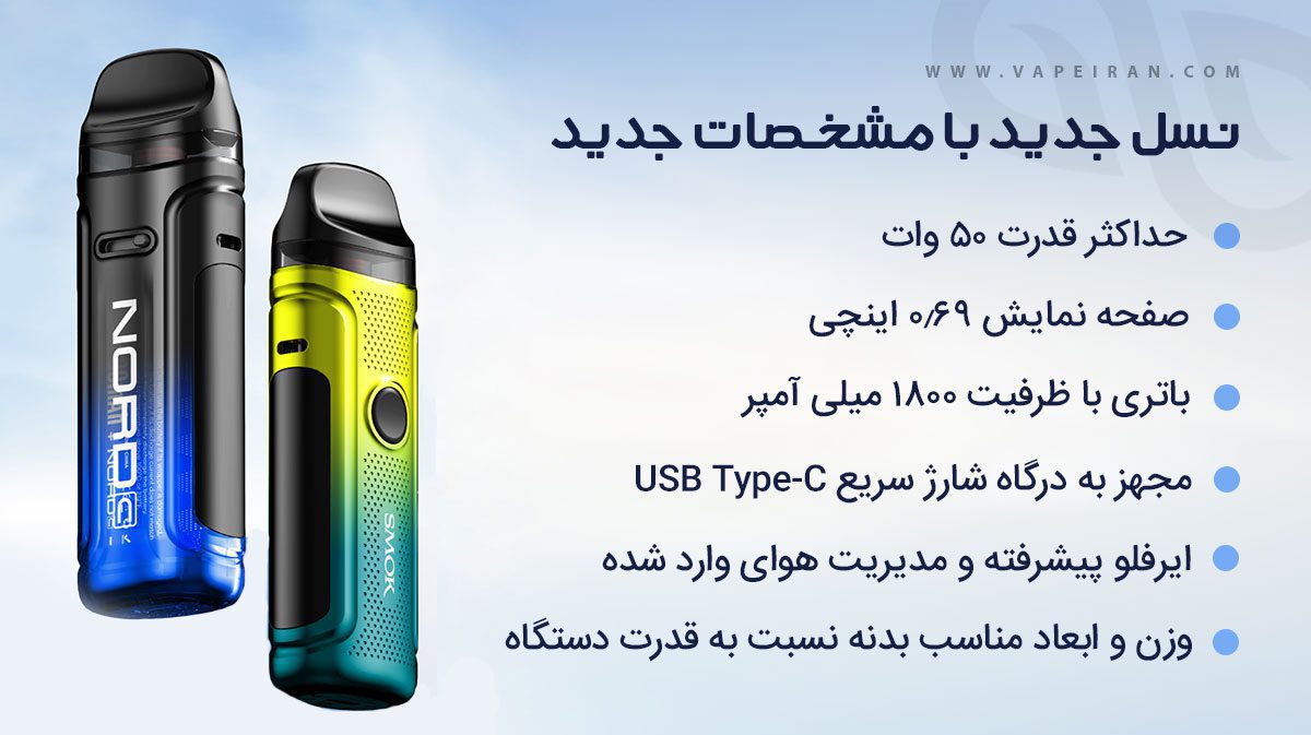 ویپ اسموک نورد سی Smok Nord C اسموک Smok Nord C