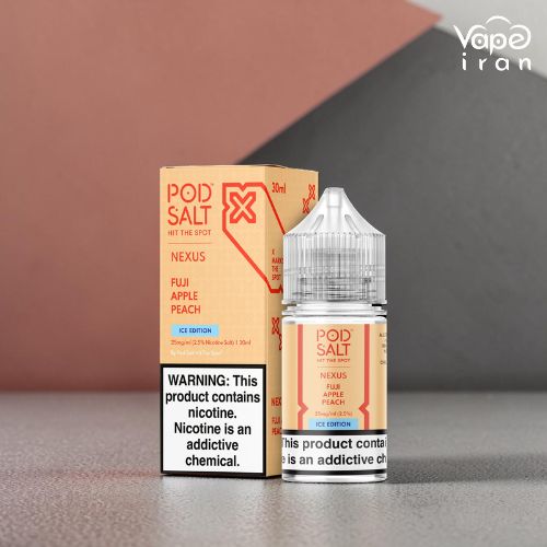 جویس سالت سیب فوجی و هلو و یخ Podsalt Fuji Apple Peach Ice