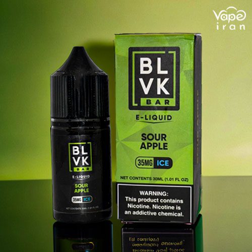 جویس سالت سیب سبز ترش و یخ BLVK Sour Apple SaltPlus