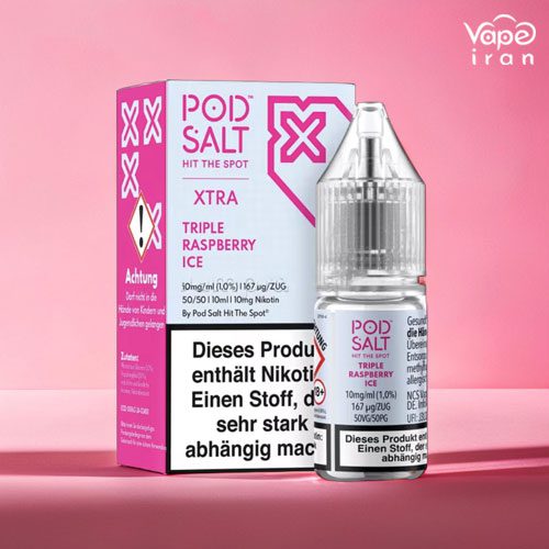 جویس سالت پادسالت تمشک و یخ PodSalt Tripple Raspberry ice