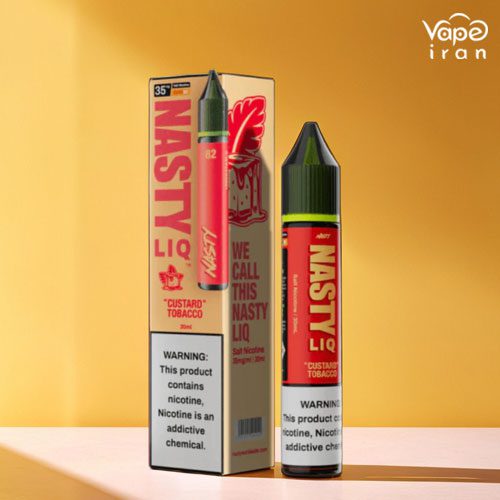 جویس سالت توباکو و خامه کاستارد وانیلی نستی Nasty Custard Tobacco