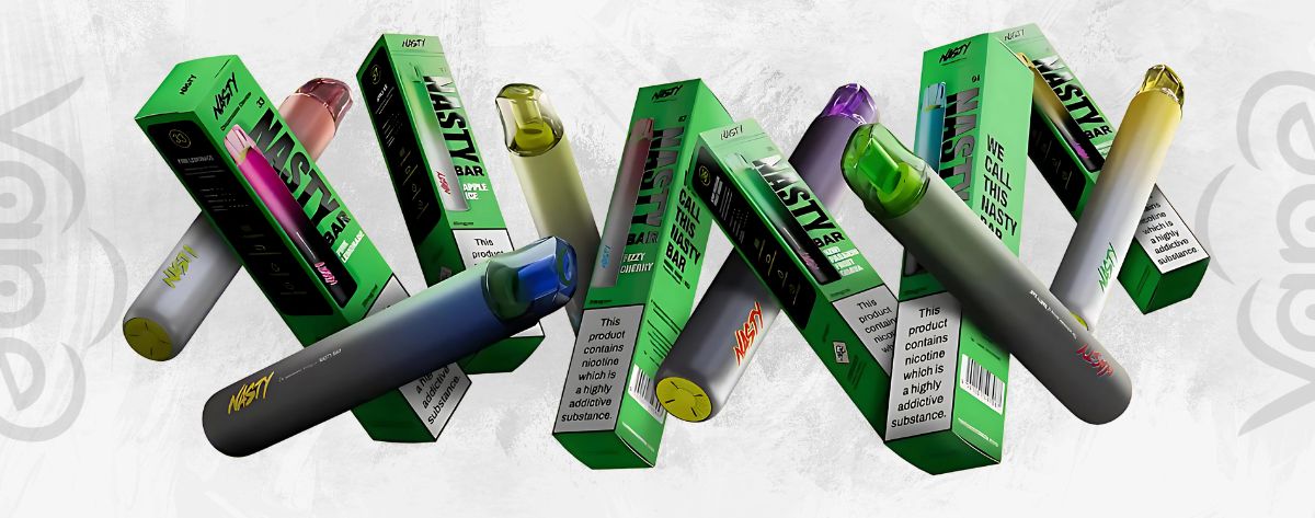 پاد یکبار مصرف 1200 کامی نستی Nasty 1200 Puffs Nasty 1200 Puffs Disposable Vape