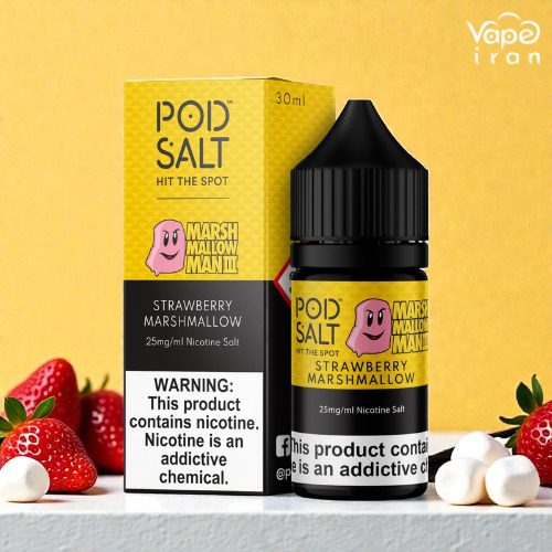 PodSalt Strawberry Marshmallow Saltnic