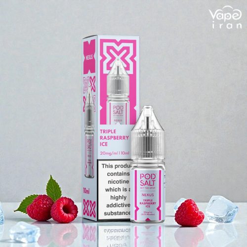 PodSalt Tripple Raspberry ice 10ml Saltnic