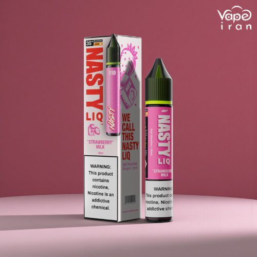 جویس سالت شیر توت فرنگی نستی Nasty LIQ Strawberry Milk