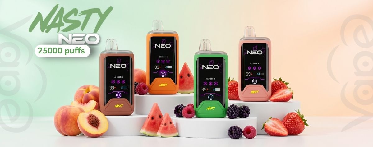 پاد یکبارمصرف 25 هزار کامی نئو نستی Nasty NEO 25000 Puffs