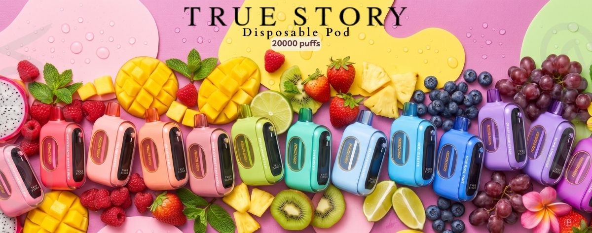 پاد یکبارمصرف 20 هزار کامی ترو استوری True Story 20000 Puffs