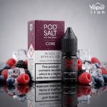 سالت توتفرنگی، تمشک و بلوبری با یخ PodSalt Mixed Berries ice 10ml